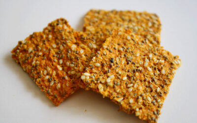 Crackers de zanahoria sin gluten