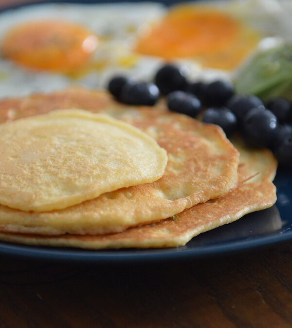 Tortitas o pancakes KETO (dieta cetogénica)